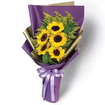 United Arab Emirates flowers  -  Yellow Floral Bouquet Flower Delivery