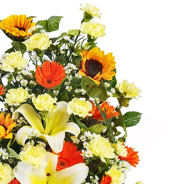 Verona blomster- Kurv med blomster til begravelse Blomst buket/Arrangement