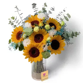 United Arab Emirates flowers  -  Yellow & White Buds Flower Delivery
