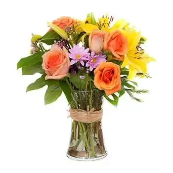 Берген цветы- Прикосновение Огня Цветочный букет/композиция