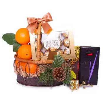 Cyprus flowers  -  Basket Of Indulgence Baskets Delivery