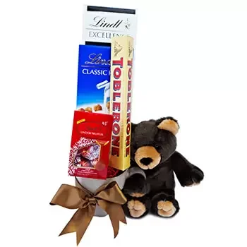 Ordino online Blomsterhandler - Beary Special Gift Buket