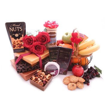 Cape Town flowers  -  Gourmet Delight Gift Set