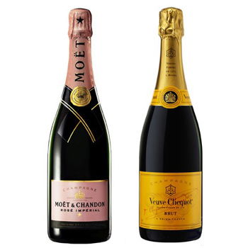Liverpool flowers  -  Charming Champagne Duo