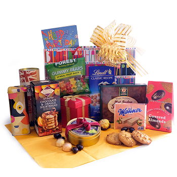 United Kingdom flowers  -  Sweet Snacking Wishes Flower Delivery