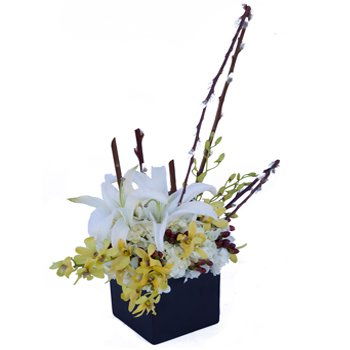 Botswana flowers  -  Flowers and Art Centerpiece Delivery