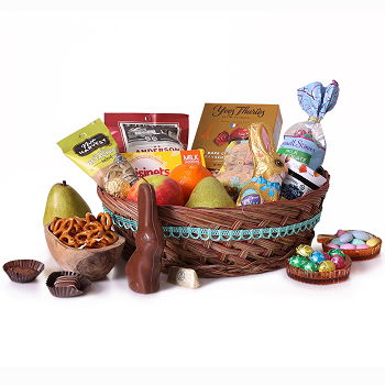Norway flowers  -  New Beginnings Gourmet Basket Flower Delivery