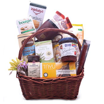 Israel flowers  -  Thoughtful Treats Gift Basket Baskets Delivery