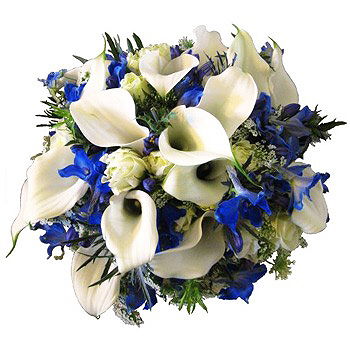 Rubizhne flowers  -  Balance in Blue Bouquet Flower Delivery