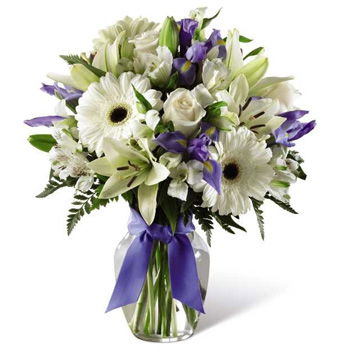 Tajikistan flowers  -  Gladly Gerberas Bouquet Baskets Delivery