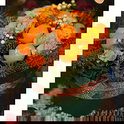 Skaidiskes online Florist - A Study Of Orange Bouquet