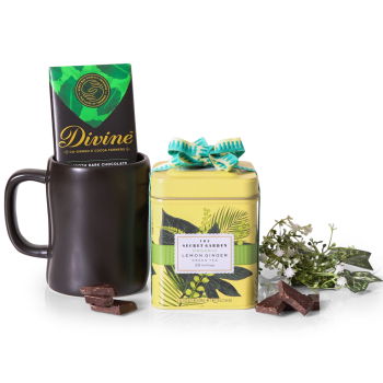 بائع زهور بيرغن- حافظ على الهدوء طقم الشاي