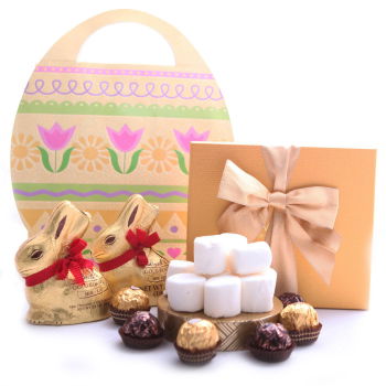 Serbia flowers  -  Bunny Bundle Easter Gift