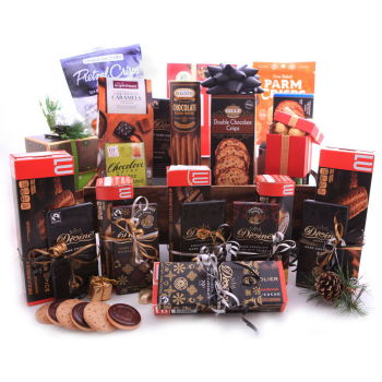 Hamilton flowers  -  Cookies, Crisps And Chocolates Corporate Gift