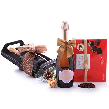 United Kingdom flowers  -  Bubbly with Chocolates Flower Delivery
