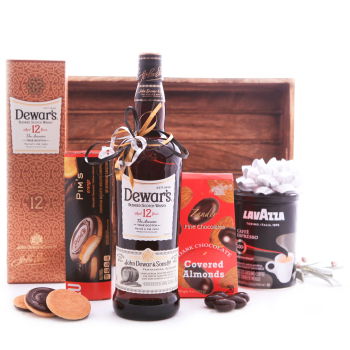 Taiwan flowers  -  Dewars Whisky Coffee Sweets Basket Baskets Delivery