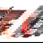 Camp Ithier online Florist - Dewars Whisky Coffee Sweets Basket Bouquet