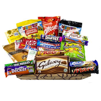 United Kingdom flowers  -  Sweet Treats package Baskets Delivery