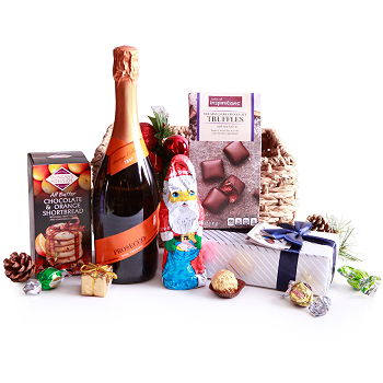 Gedziai flowers  -  Santas Cookies and Prosecco Flower Delivery
