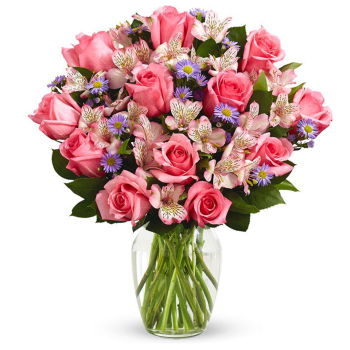   - Deluxe Rosey Dream Bouquet 