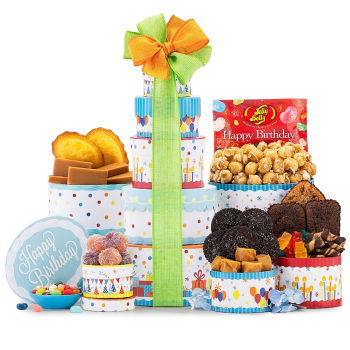 USA, United States flowers  -  Sweet Birthday Celebration Baskets Delivery