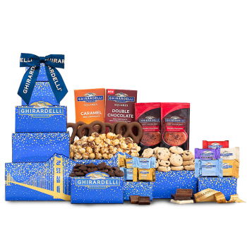 USA, United States flowers  -  All Things Ghirardelli Baskets Delivery