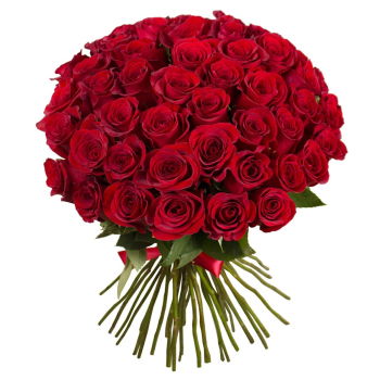 Moldova flowers  -  Composition of 51 Roses Flower Delivery