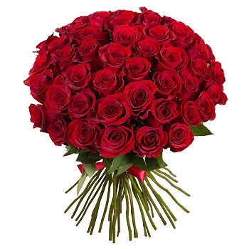 Gedziai flowers  -  Composition of 51 Roses Flower Delivery
