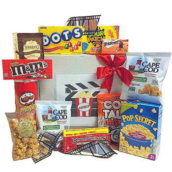 USA, United States flowers  -  Theater Treats Assortment Baskets Delivery