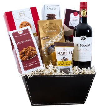 USA, United States online Florist - Love in the Dark Gourmet Gift Basket Bouquet