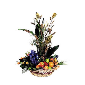 Yehud-Monosson, Israel Online Florist - Blommor och frukter Bukett