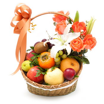 Turkmenistan flowers  -  Lovers Basket Baskets Delivery