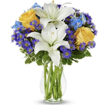 Jamaica, United States flowers  -  Lovely Lily Baskets Delivery