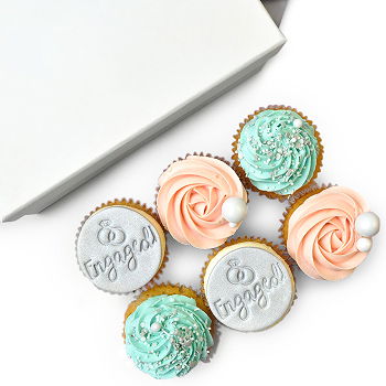 Newcastle upon Tyne flowers  -  Engagement Cupcakes Flower Delivery