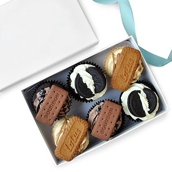 Newcastle upon Tyne flowers  -  Biscuit Tin Cupcakes Flower Delivery