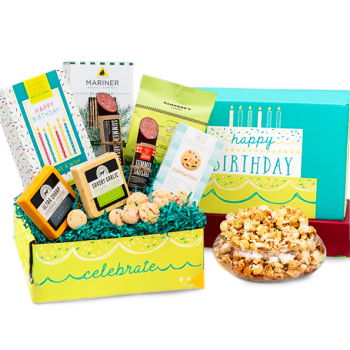 USA, United States flowers  -  Birthday Delights Gift Box Baskets Delivery