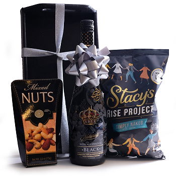 Bakong blomster- Mousserende juice og snacks Blomst Levering