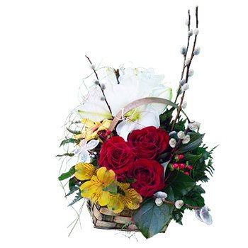 Myanmar flowers  -  Basket of Plenty Flower Delivery