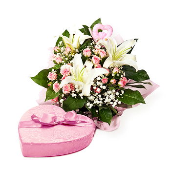 Buguey blommor- Nyanser av kärlek Blomma Leverans