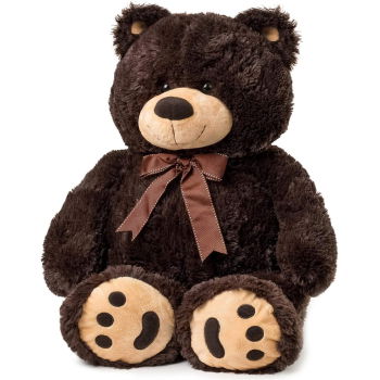 USA, United States flowers  -  Cheerful Plush Brown Bear Delivery