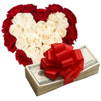 Turkmenistan flowers  -  Gift-a-Cash and The Heart of Roses Flower Delivery