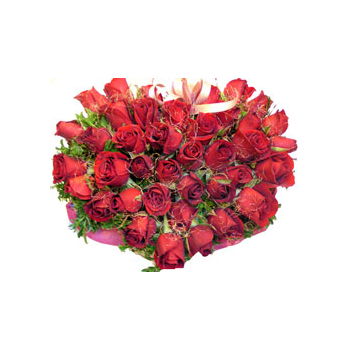 Mozambique flowers  -  Rose Heart Flower Delivery
