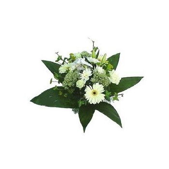 Greenland flowers  -  Snowhite Bouquet Flower Delivery
