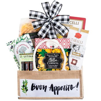Jamaica, United States flowers  -  Italian Experience Deluxe Gift Basket Baskets Delivery