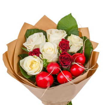 Moldova flowers  -  Roses and Radishes Flower Delivery