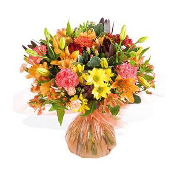 United Kingdom flowers  -  Autumn Fire Baskets Delivery