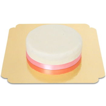 리스본 꽃- 화이트 케이크 서프라이즈