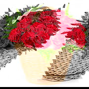 Osh online Florist - Superstar Rose Basket Bouquet