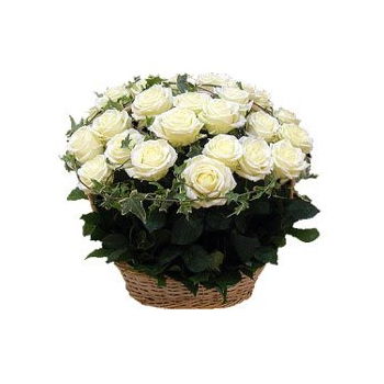 Moldova flowers  -  Love is in Bloom Flower Basket Delivery