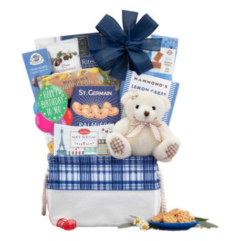 USA, United States flowers  -  Birthday Wishes Gift Basket Baskets Delivery
